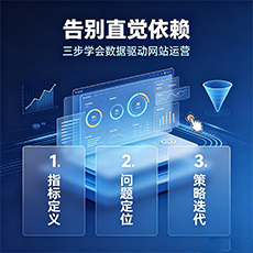 泰州建站-告别直觉依赖：三步学会数据驱动网站运营