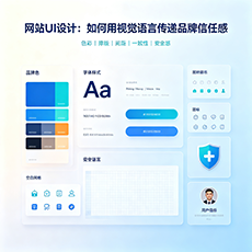 泰州建站-网站UI设计：如何用视觉语言传递品牌信任感