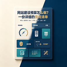 海陵建站-网站建设预算怎么做?一份详细的费用清单