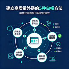 泰州建站-建立高质量外链的5种白帽方法